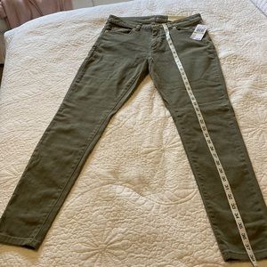 Michael Kors basics size 6/8 Izzy skinny jeans in safari green.  New with tags.